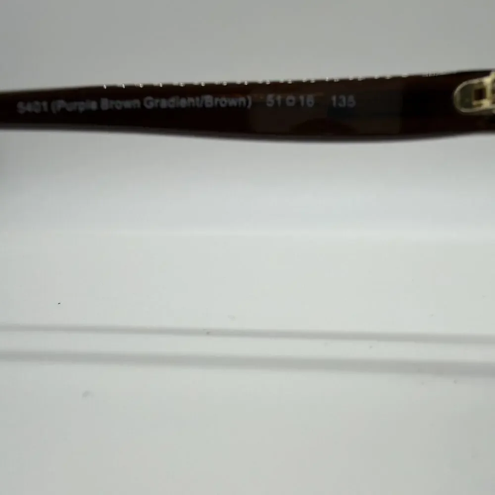 Coach HC 6089 5401 Purple Brown Gradient Brown Eyeglass FRAMES ONLY 51-16-135